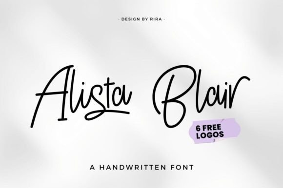 Alista Blair: A Handwritten Typeface for Editorial Design