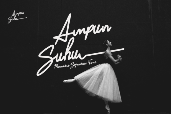 Ampun Suhu: The Perfect Monoline Font for Crafters