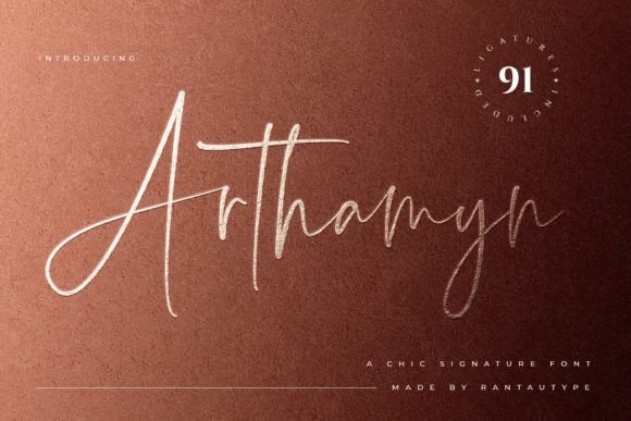 Arthamyn: The Script Font That Elevates Brand Identity