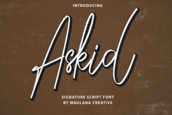 Askid: The Signature Font for Bold Branding