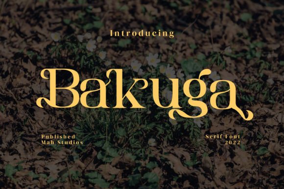 Bakuga Serif Font for Polished Branding