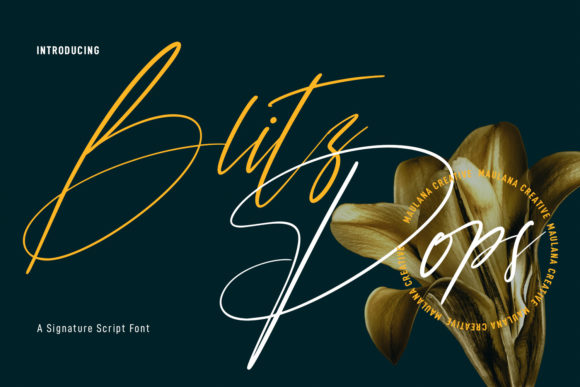 Blitz Pops: The Script Font for Bold Marketing