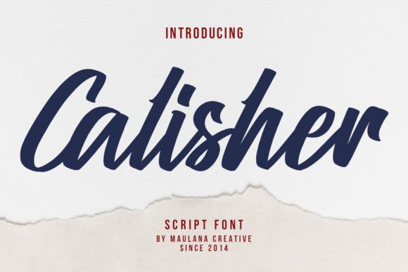 Calisher Typeface for Editorial Design