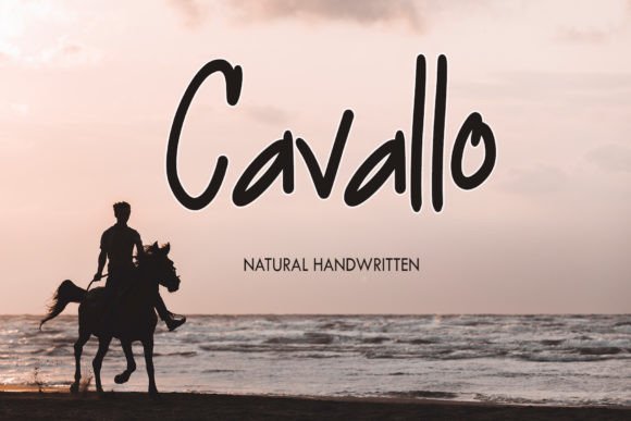 Cavallo: A Graffiti Script Font for Makers