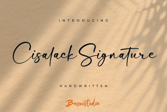 Cisalack Signature: The Premium Script Font for Modern Brands
