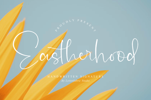 Eastherhood: A Handwritten Font for Makers