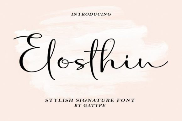 Elosthin Typeface Review for Web Design