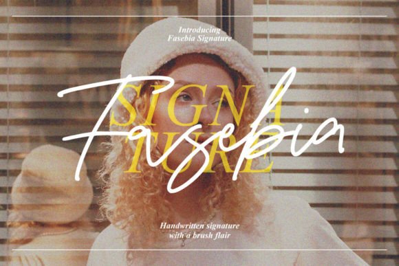 Fasebia: A Handmade Script Font for Crafters