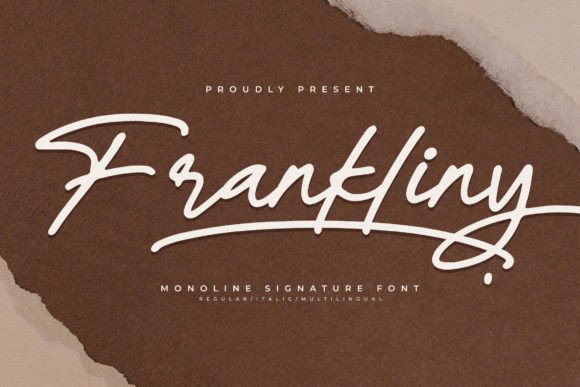 Frankliny: A Handwritten Typeface for Editorial Design