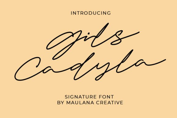 Gils Cadyla: The Script Font for Bold Branding