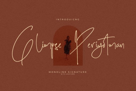 Glimpse Periyotman: A Handwritten Font for Branding