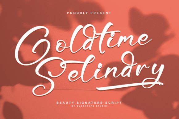 Goldtime Selindry: A Romantic Script Font for Web Design