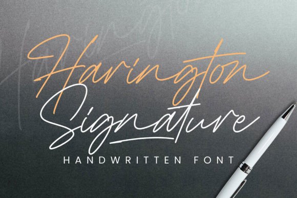 Harington Signature: The Handwritten Font That Elevates Branding