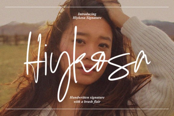 Hiykosa: A Signature Font for Handmade Brands