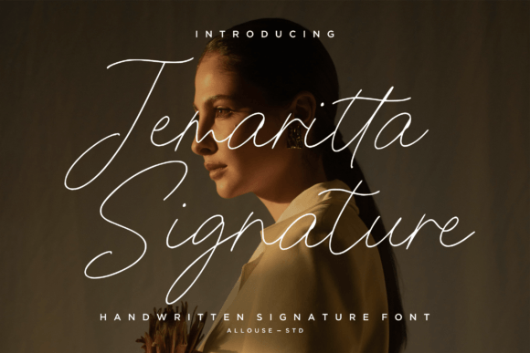 Jemaritta Signature: A Handwritten Font for Clear Campaigns