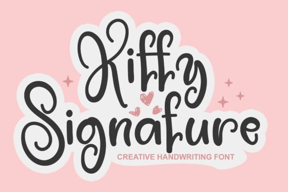Kitty Signature: A Playful Script Font for Festive Campaigns
