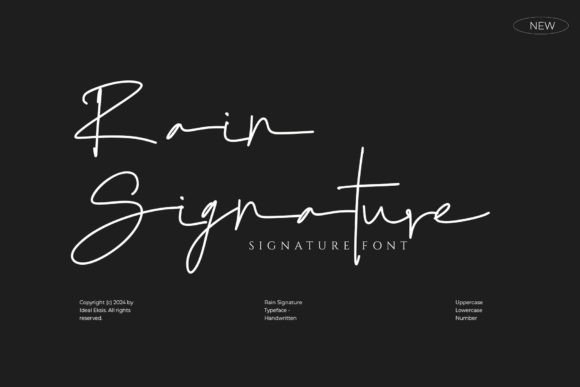 Rain Signature Font Review for Modern Campaigns