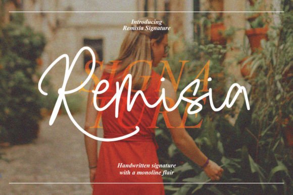 Remisia: A Script Font for Elegant Branding