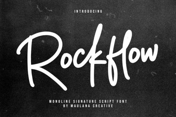 Rockflow: A Handmade Script Font for Bold Branding