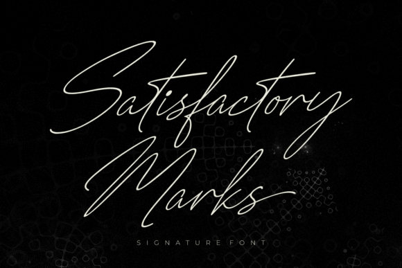 Satisfactory Marks: A Handwritten Font for Web Design