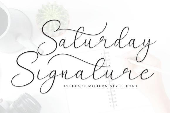 Saturday Signature: A Handwritten Font for Authentic Branding