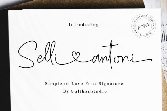 Selli Antoni: A Timeless Handwritten Font for Web Design