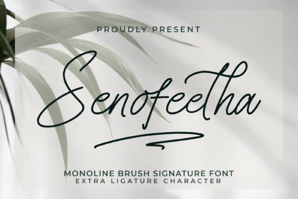 Senofeetha: A Versatile Monoline Font for Modern Brands