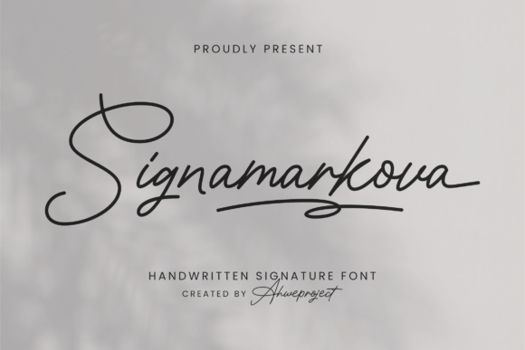 Signamarkova: A Handwritten Font for Modern Web Design