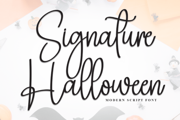 Signature Halloween: A Spooky Typeface for Editorial Design