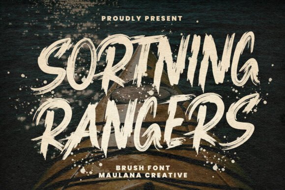 Sortning Rangers: A Handcrafted Font for Makers
