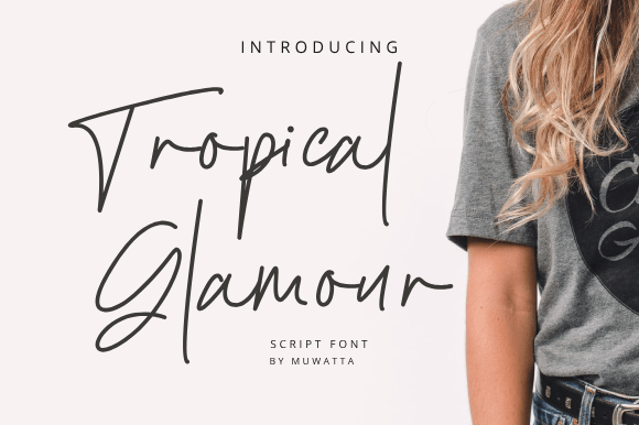 Tropical Glamour: The Script Font for Bold Campaigns