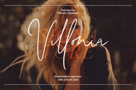 Villonia: A Script Font for Elegant Branding